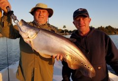 Leroy and Gary from New Mexico with a 10lb clown they landed 17 of them this day