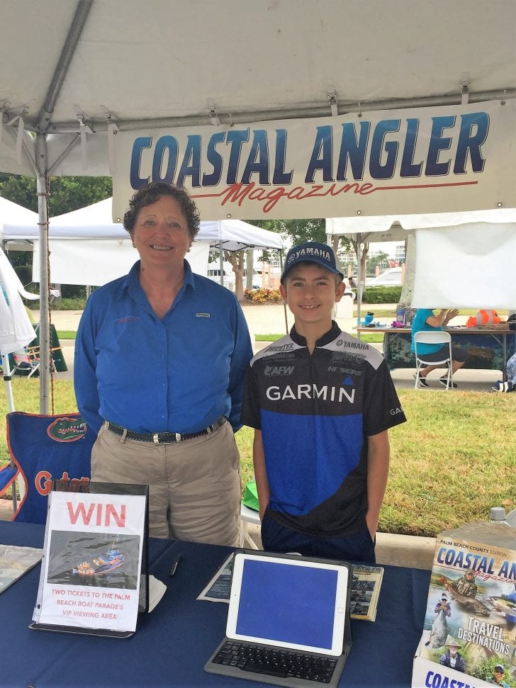 The Coastal Angler Tent with Christopher & Barbara at LagoonFest.