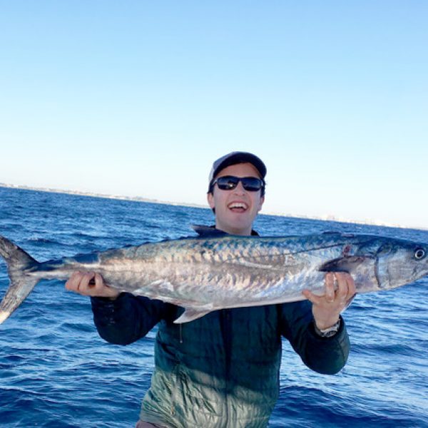 JP Burleigh with his smoker kingfish