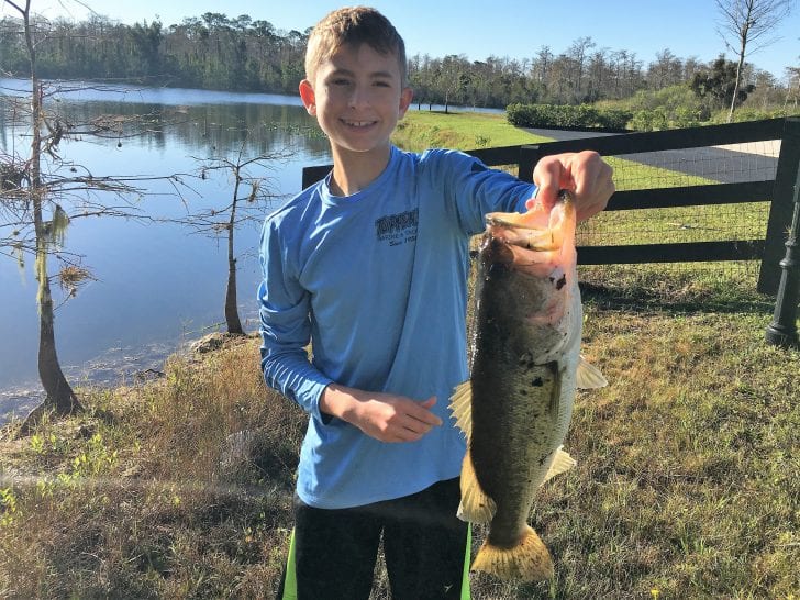 Large Mouth Bass caught in Western Lake Worth Canal