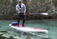 Chris on SUP