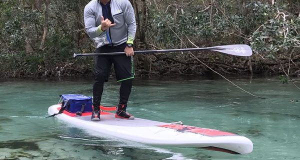 Chris on SUP