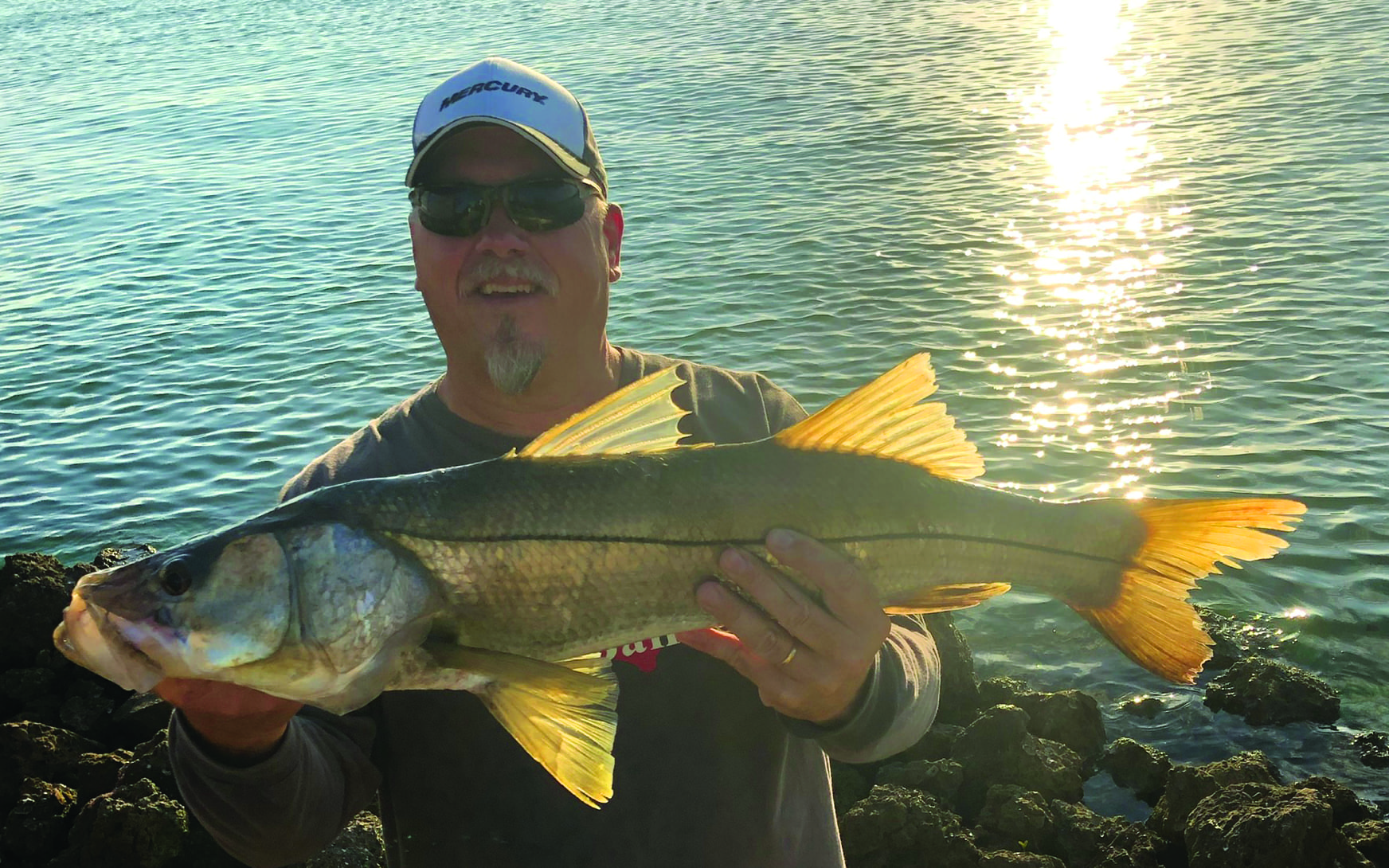 Snook caught by Joe Sheaffer Placida Pier. Coastal