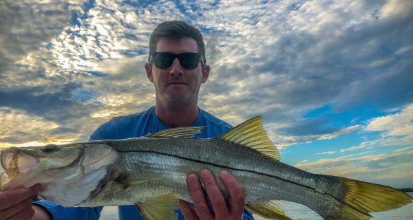 Tommy with snook.