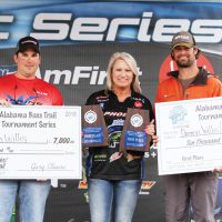 The team of Damien Willis and Tyler Kiker had a mixed bag stringer of smallmouth and largemouth that weighed 22.70 pounds to claim victory, and the $10,000 winning purse at the ABT Wheeler Lake event.