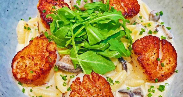 scallops with pasta