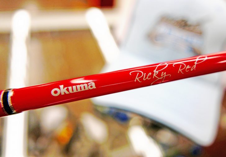 Okuma Ricky Red Inshore Spinning 7'6 Rod M/MF (8-12lbs)