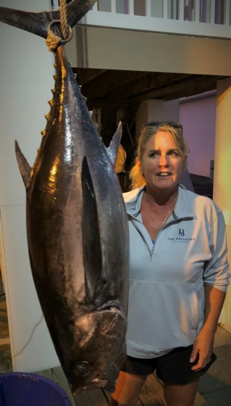 Virginia State Record Albacore Tuna Landed September 22, 2019 by Wendy