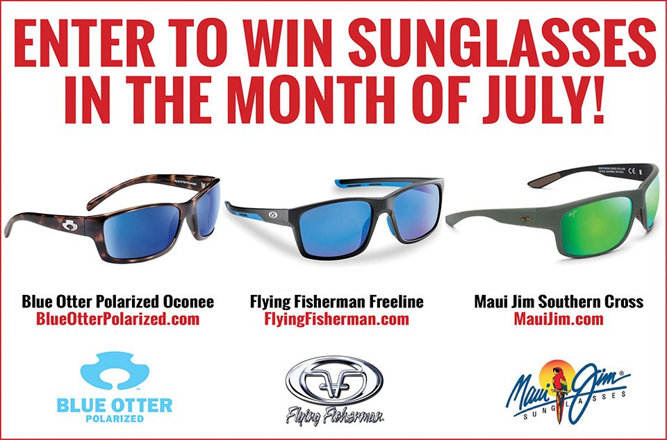 Enter To Win Sunglasses Now Through The Month Of July! - Coastal Angler &  The Angler Magazine