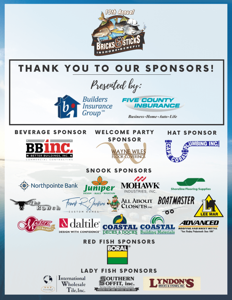 Thank you to our sponsors updated | Coastal Angler & The Angler Magazine