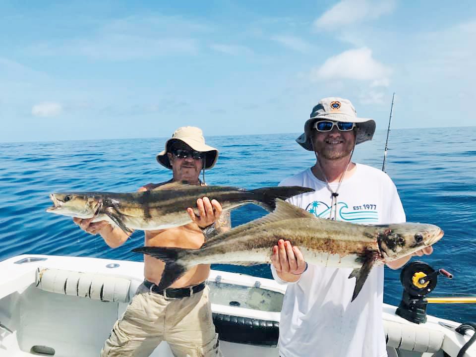 These guys enjoyed awesome cobia fishing recently aboard the Fire Fight with Capt. Joe.