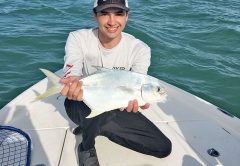 Good opportunities at “eating” fish like pompano are just one reason that Port Canaveral and the beaches should be explored this month.