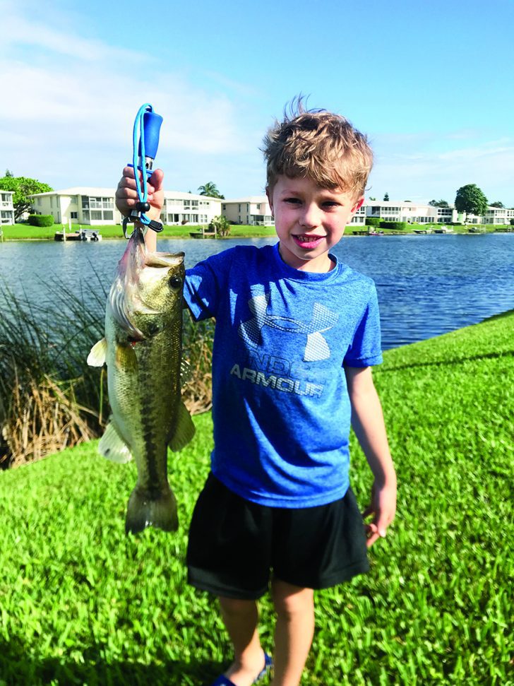 Connor, age 7, caught this fish from Lake Ida with shiners bought at Sandy  Hook Bait Shop. - Coastal Angler & The Angler Magazine