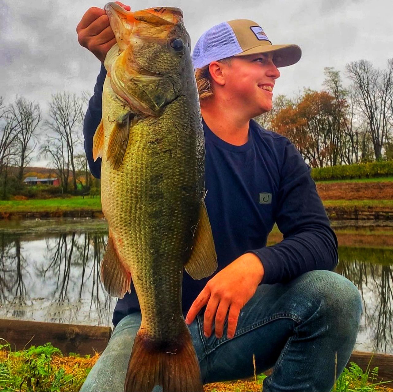 7.23 pounds Largemouth bass in Maryland Coastal Angler & The Angler