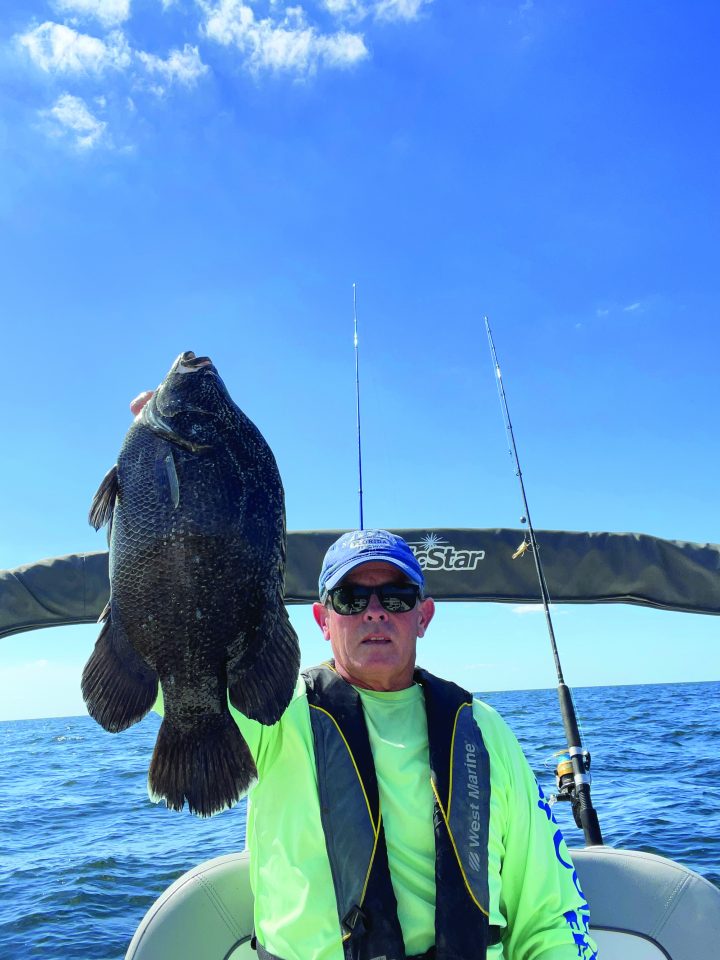 John Russo caught this 20” Tripletail 4 miles out of Venice Inlet