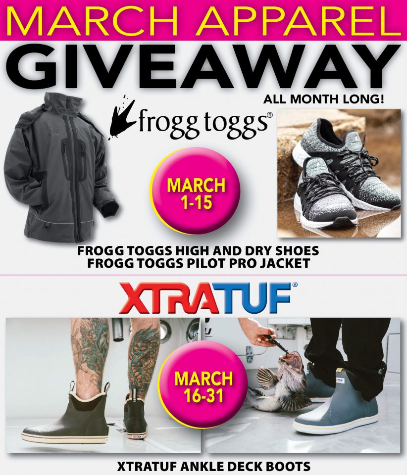 March Apparel Giveaway! Coastal Angler & The Angler Magazine