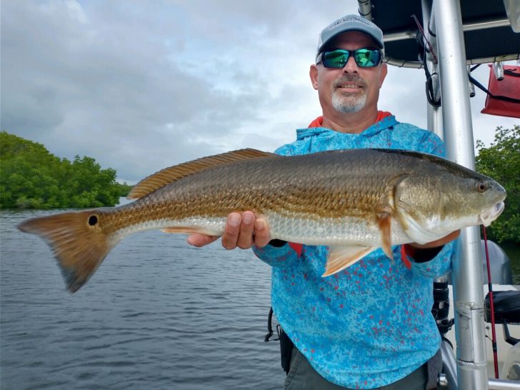 Jim Daugherty with nice redfish near Bokeelia - Coastal Angler & The ...