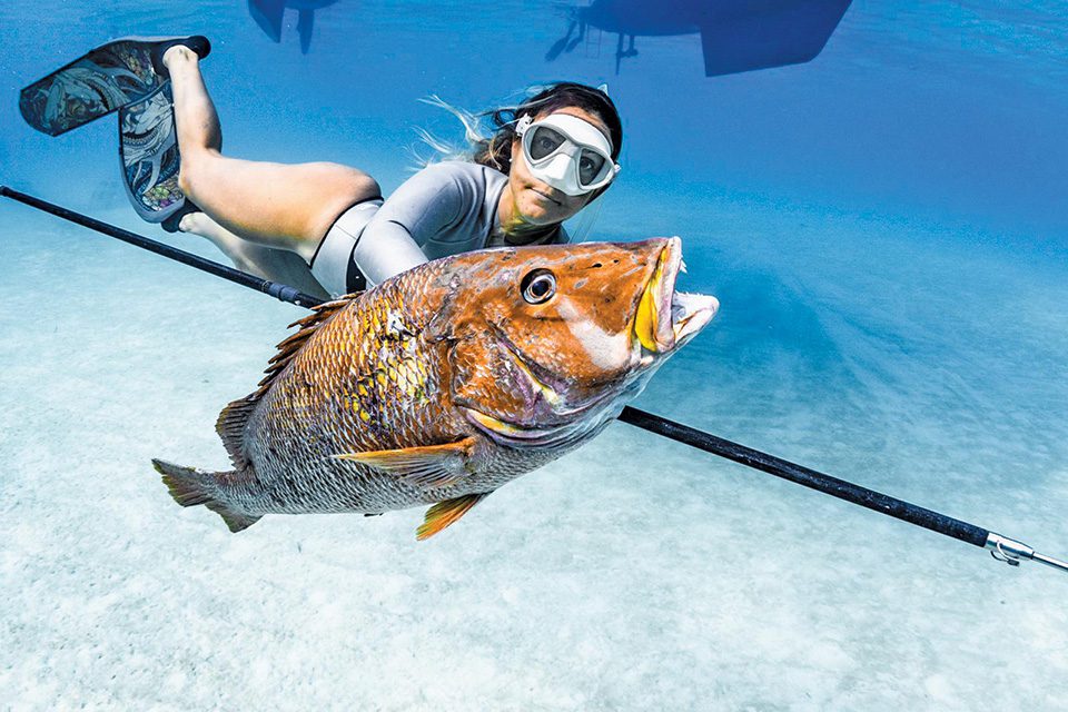 Freediver Spears World Record Snapper - Coastal Angler & The Angler Magazine