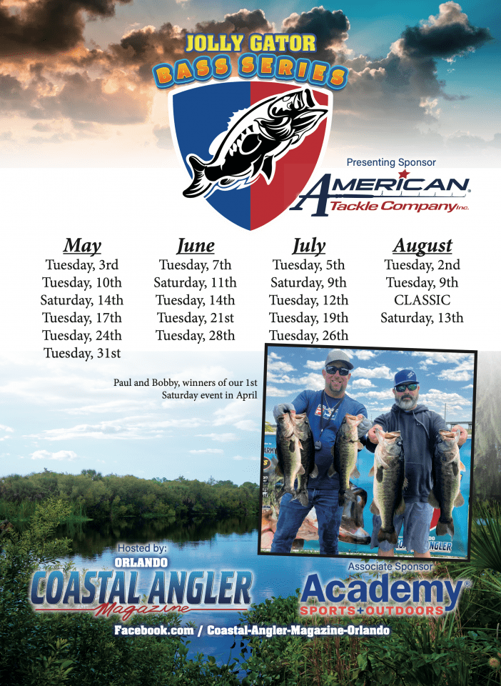 Jolly Gator Bass Series Dates Coastal Angler & The Angler