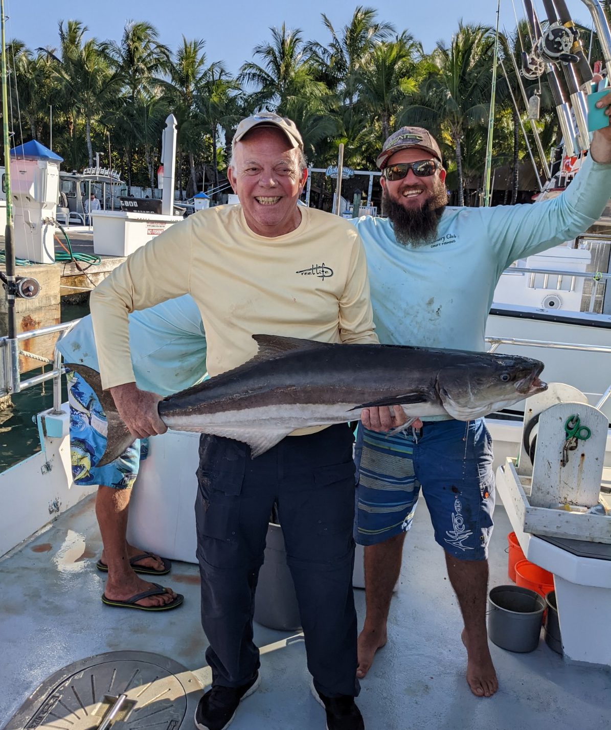 Cobia Back Deck of Country Club boat - Coastal Angler & The Angler Magazine