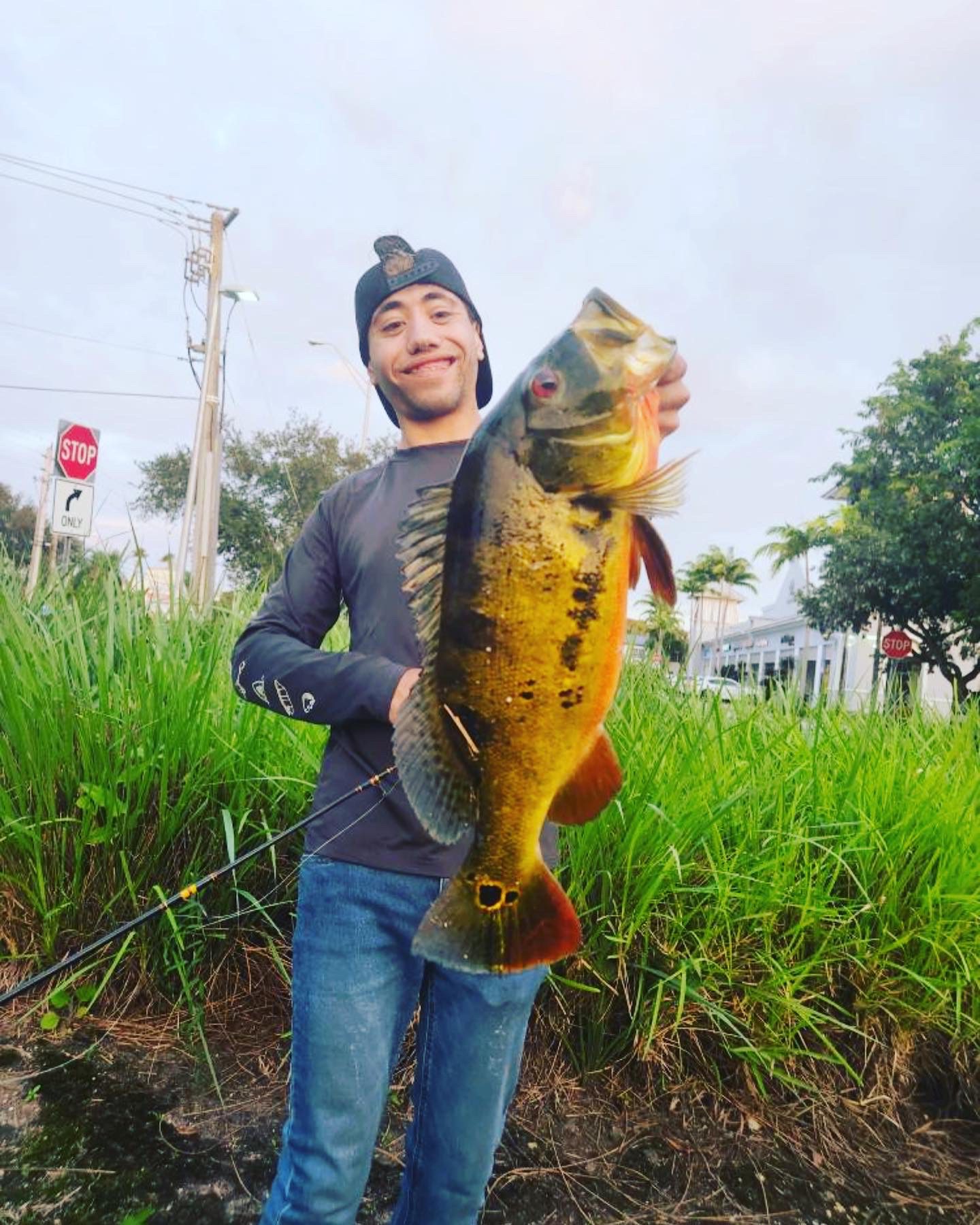 Peacock Bass fishing before hurricane Idalia hits Florida 🌦️🎥🔥🎣.. • • # peacockbass #peacockbassfishing #bassfishing #la