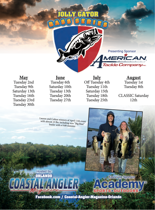 Jolly Gator Bass Series Upcoming Dates - Coastal Angler & The Angler ...