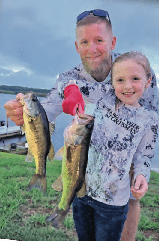 Mikey and his beautiful daughter caught these while fishing a Tuesday
