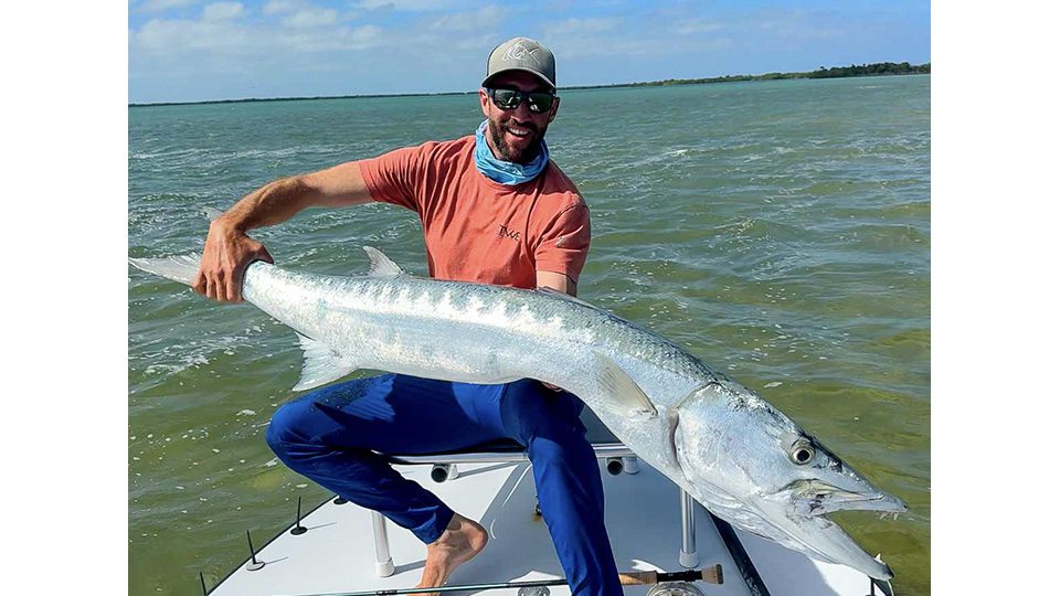 Captain Nick LaBadie Hooks Potential World Record Barracuda in Key