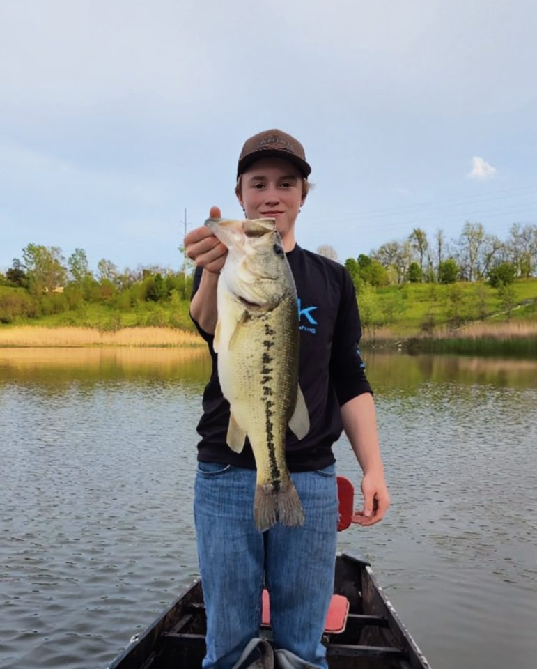 Cody's 5 pound bass - Coastal Angler & The Angler Magazine