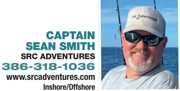 Captain Sean Smith, SRC Adventures, 386-318-1036, srcadventures.com