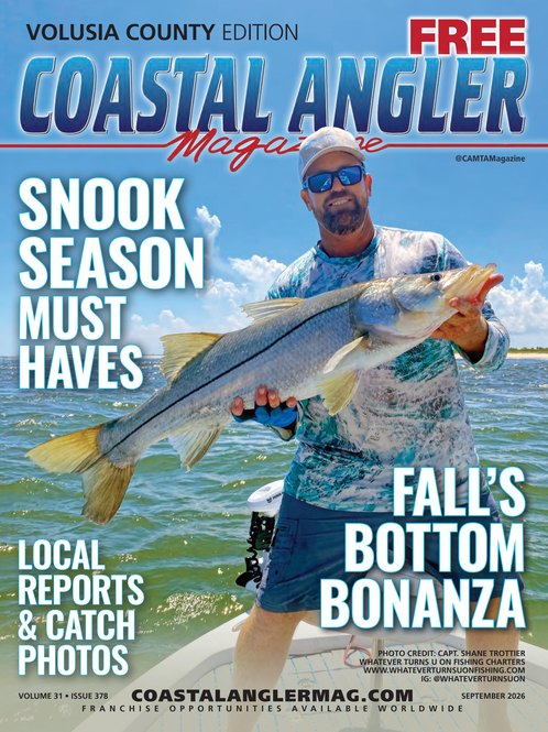 Coastal Angler Magazine Volusia County Edition, September 2026 cover